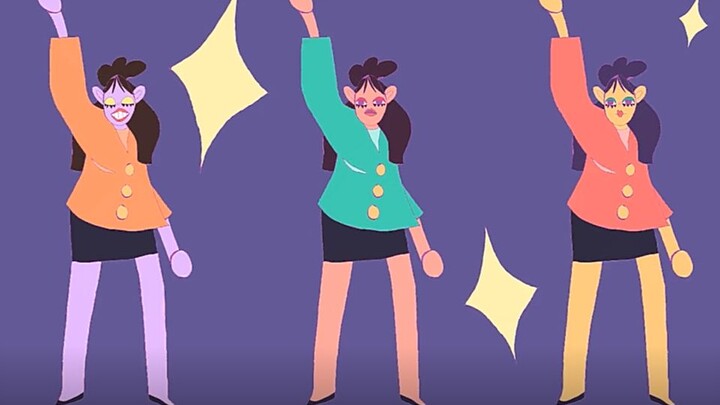The 80s dance that went viral on the Internet was made into an animation: "TOMIOKA DANCE CLUB"