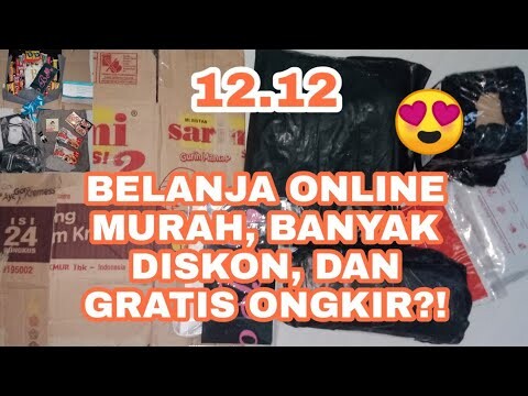BELANJA MURAH DI ONLINE SHOP - UNBOXING DAN REVIEW