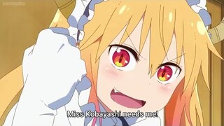 Tohru Is Nursing Kobayashi | Kobayashi san Chi no Maid Dragon S Episode 8