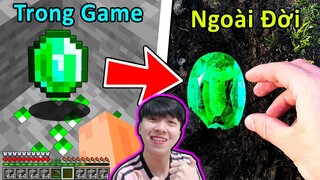 Vinh Lấy Ngọc Lục Bảo Ở Ngoài Đời Luôn Nè ?? ĐẸP THẬT LUÔN Á !! Minecraft PHIÊN BẢN GÌ ĐÂY...