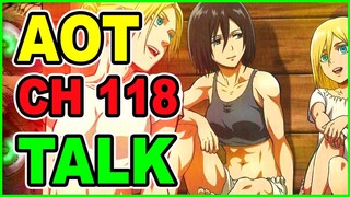 🦊 Does AOT Still have Strong Females? Studio Change Update | Attack on Titan Chapter 118 Discussion