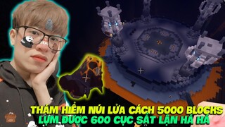 THÁM HIỂM KHU VỰC NÚI LỬA CÁCH 5000 KHỐI VÀ KHO BÁU ĐẦY SẮT CHẾ TÊN LỬA | HÙNG AKIRA SINH TỒN TẬP 5