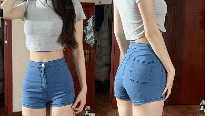 Á á á á! Đùi hơi có chút thịt mà mặc quần jean bó thì thật là sexy!