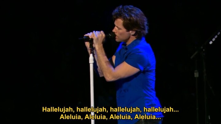 Bon Jovi - Hallelujah (Live) Legendado em PT/ENG