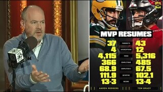 Rich Eisen breaks down NFL MVP race - Tom Brady or Aaron Rodgers: Who is the MVP?