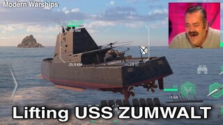 Modern Warships: Lifting USS ZUMWALT