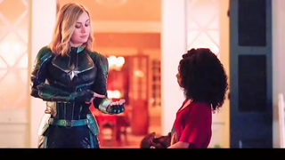 Have you seen the colorful Captain Marvel?