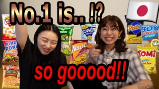 [ part2/final ] JAPANESE GIRLS First Time Trying Filipino snacks!