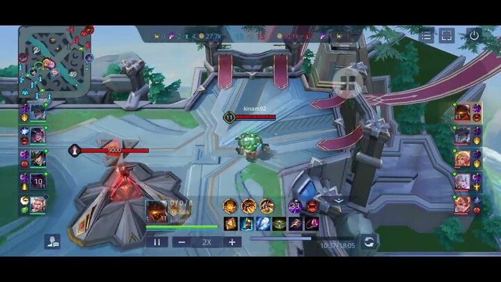 Liên quân Mobile Grakk vô dụng toàn kéo không khí :)