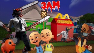 Jangan Beli Happy Meal Chainsaw Man Jam 3 Pagi Upin ipin Kaget Boboiboy Menjadi Chainsaw Man?!