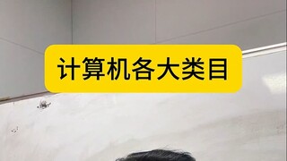 Major categories of computer science