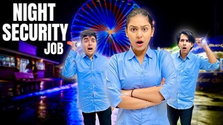 Night Security Job at Amusement park with my brother & sister | Rimorav Vlogs