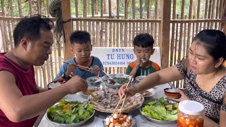 Cà Pháo Ngâm Chua Ngọt Ăn Cùng Dồi Trường,Thịt Luộc Kẹp Rau Sống Chấm Mắm Nêm |Atml&family T339