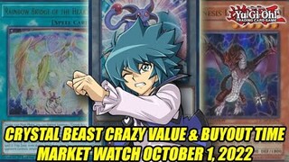 Crystal Beast Crazy Value & Buyout Time - Yu-Gi-Oh! Market Watch October 1, 2022