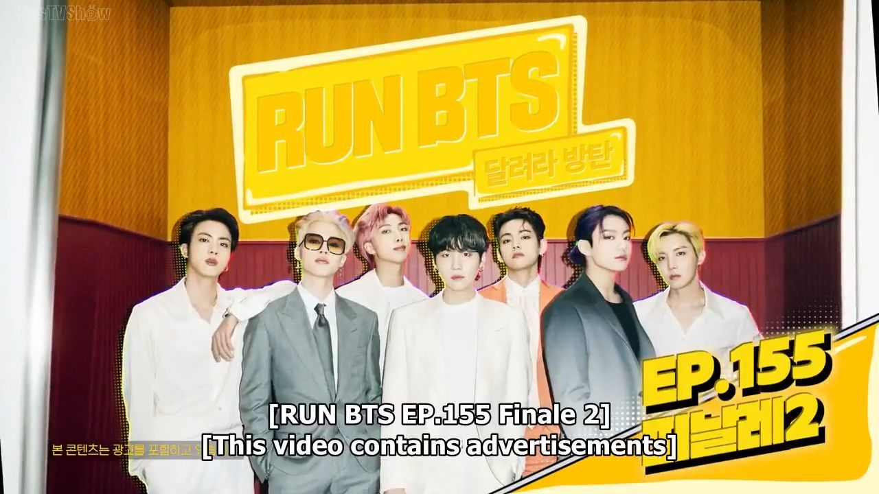 RUN BTS 155 - BiliBili