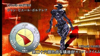 JOJO替身盘点银色战车镇魂曲