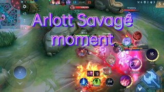 MLBB ARLOTT Easy Savage moment