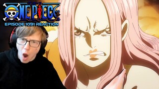 MULTIPLE VEGAPUNKS AND BONNEY'S DAD?!!! | One Piece Episode 1091 Blind Reaction (Egghead Arc Ep.3)