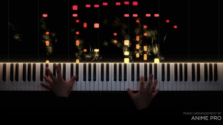 [เอฟเฟกต์เปียโน] ดาบพิฆาตอสูร: ตอนปราสาทแห่งความไร้ขอบเขต - 《มุซันปะทะฮาชิระ - ทางเข้าปราสาทแห่งความ