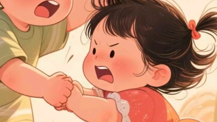 ลูกแฝดชายหญิงทะเลาะกัน แต่ละหมัดไม่เคยพลาดเป้า