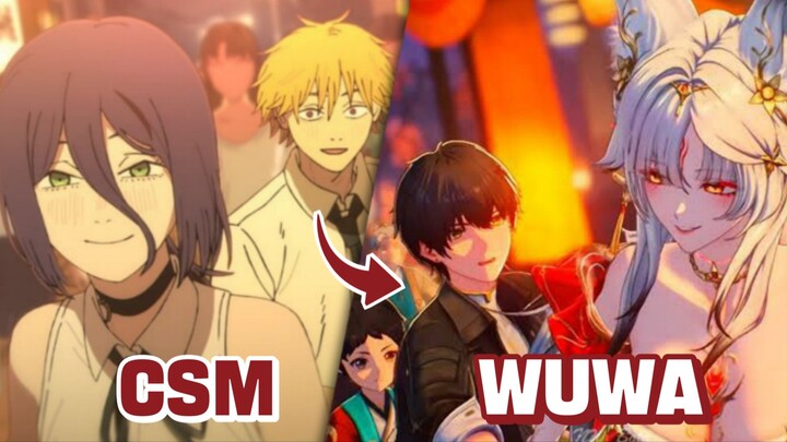 Scene di game WuWa ini mirip ama di Chainsaw Man?!