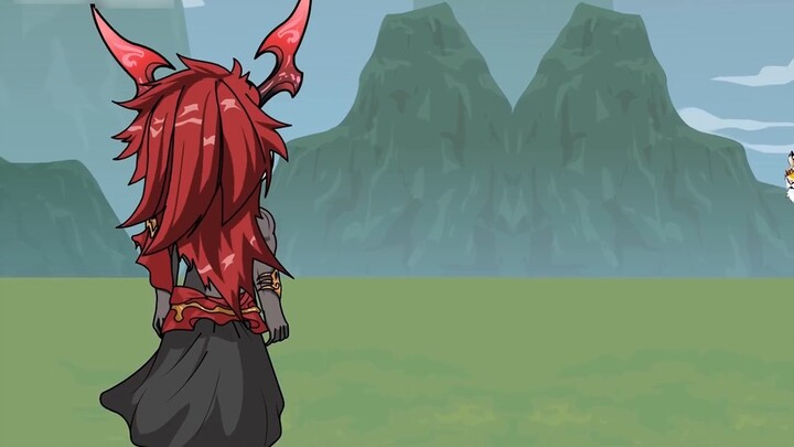 "The Sky-Swallowing Tiger King" The Tiger King defeated the ancient monster #sand sculpture animatio