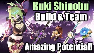 Kuki Shinobu Build & Team Comp, Artifacts & Weapons, Amazing Support Potential