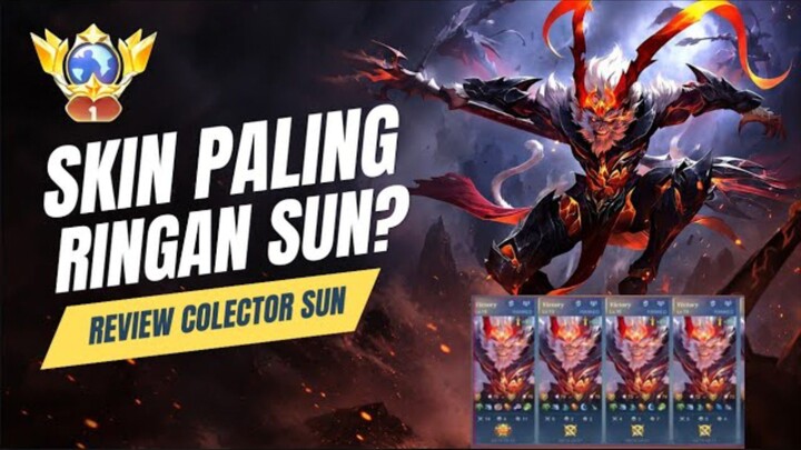 RIZAN Review Skin Colector Sun (Skinnya Jelek) ?! | Mobile Legends#MLBBS41 #MLBBHirara #MLBBCreator