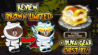 REVIEW BROWN LIMITED + BUKA GEAR CHEST ★7!! 🔥🔥 LINE RANGERS (INDONESIA)