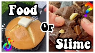 FOOD Or SLIME Guessing Game | Tiktok Compilation | Slime Food | June 2022