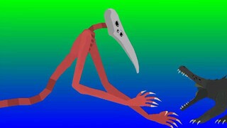 gork  vs scp 682 stick nodes animation
