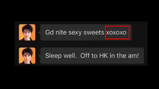 Apa arti "xoxoxo" dalam pesan singkat Rayuan Wang Leehom kepada cewek?