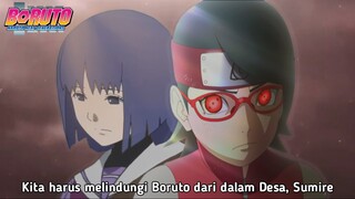 Sarada&Sumire Membantu Boruto yang Sudah Menjadi Villain Konoha -Rencana Shinobi Pembelot Jurus Eida