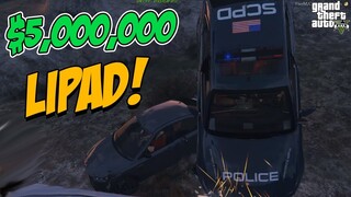 GTA V Bank Robbery #9 | LUMILIPAD NA PULIS!