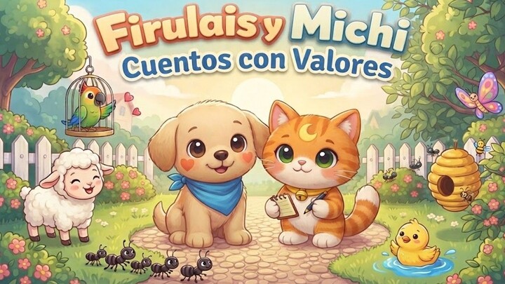 Firulais y Michi: Audiocuentos con Valores para Niños (Recopilatorio Completo)