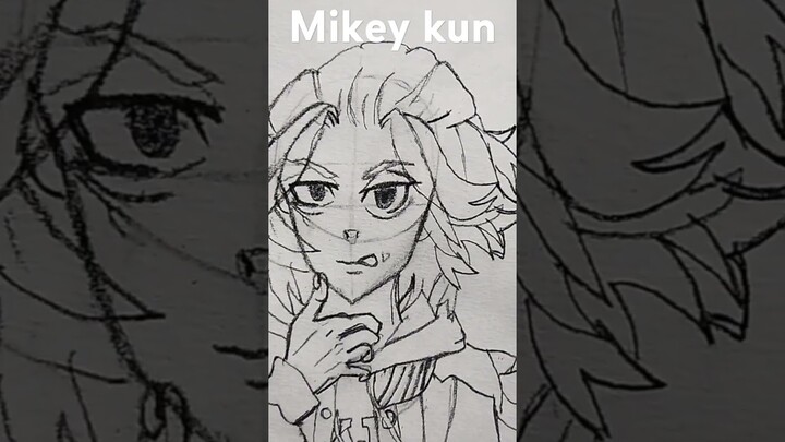 drawing Mikey from Tokyo revenger .Next drawing will be draken # drawing # anime drawing #sketchart