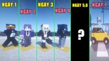 Minecraft THỢ SĂN BÓNG ĐÊM (Phần Cuối) #4- 7 NGÀY CUỐI CÙNG CỦA NHÓM JAKI 👻 vs ⏰