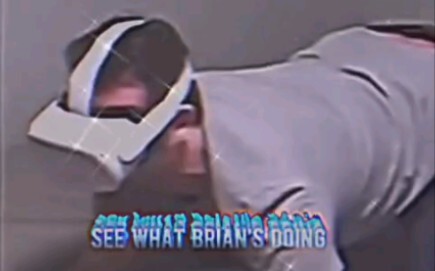 Good brothers playing an online game together