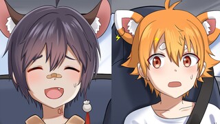 【Double Youth】An unspeakable event in a taxi!