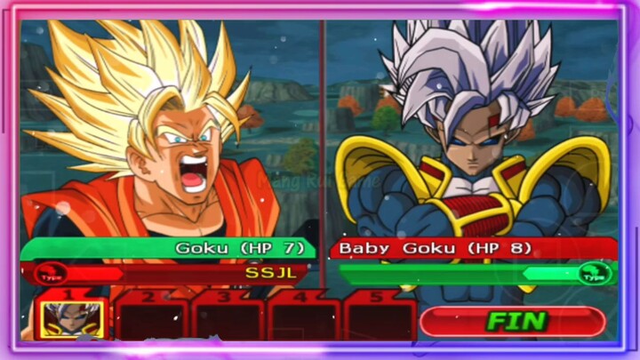 GOKU X LOGO SSJ 2 VS BABY GOKU - DB MOD ANDROID GAMEPLAY