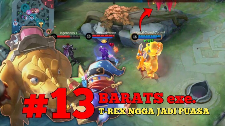 GAMEPLAY||13. BARATS exe (T-REX ngga kuat puasa)