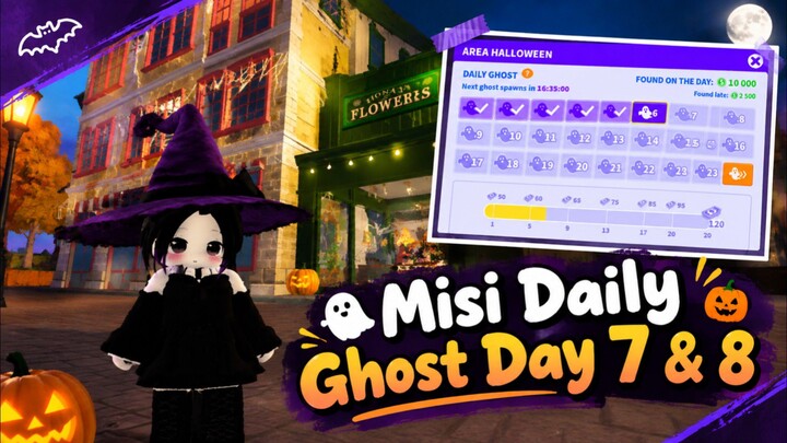 Misi Daily Ghost Day 7 & 8 Bloxburg Event Halloween