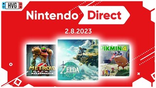 Tóm tắt sự kiện Nintendo Direct 08.02.2023 | Zelda Tears of the Kingdom tung trailer mới siêu đỉnh!