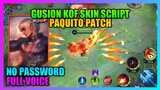 Gusion KOF Skin Script NO PASSWORD | Full Effects with Voice KOF Gusion Script