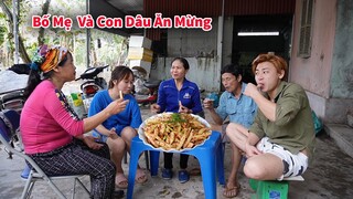 Cáo Ca - Cùng Bố Mẹ Và Con Dâu Ăn Mừng || Ẩm Thực Hậu Cáo