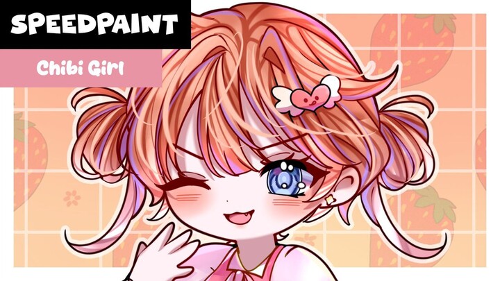 SPEEDPAINT_Chibi Girl_Dessert