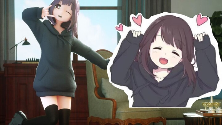 [menhera-chan] This emoticon is damn cute! AWSL!