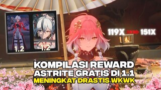 NEXT BANNER CAMELLYA/SCAR? KOMPILASI PERUBAHAN REWARD ASTRITE DI 1.1 BERDASARKAN SUMBERNYA !!