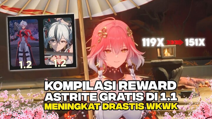 NEXT BANNER CAMELLYA/SCAR? KOMPILASI PERUBAHAN REWARD ASTRITE DI 1.1 BERDASARKAN SUMBERNYA !!