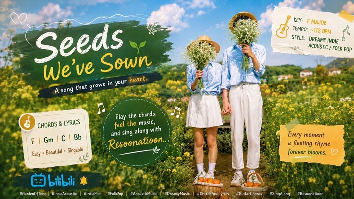 Seeds We've Sown 🌱 Dreamy Indie Acoustic Folk Pop | Resoonatioon